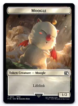 Moogle (0011) Zombie (0006) Double-Sided Token NM Final Fantasy MTG Regular - Image 1