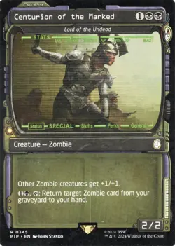 Lord of the Undead "Centurion of the Marked" - Showcase PIP NM MTG - Image 1