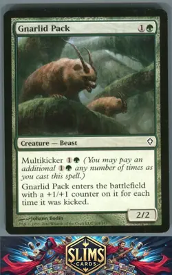 Magic the Gathering MTG Worldwake Gnarlid Pack #101 Buy 2 Get 1 - Image 1