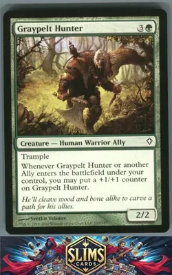 Magic the Gathering MTG Worldwake Graypelt Hunter #103 Buy 2 Get 1 - Image 1