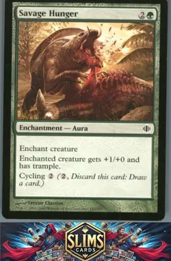 Magic the Gathering MTG Shards of Alara Savage Hunger #147 Buy 2 Get 1 - Image 1