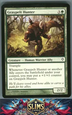 Magic the Gathering MTG Worldwake Graypelt Hunter #103 Buy 2 Get 1 - Image 1