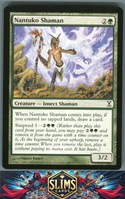 Magic the Gathering MTG Time Spiral Nantuko Shaman #208 Buy 2 Get 1 - Image 1