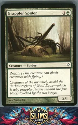 Magic the Gathering MTG Worldwake Grappler Spider #102 Buy 2 Get 1 - Image 1