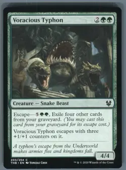 Magic the Gathering MTG Theros Beyond Death Voracious Typhon #203 - Image 1