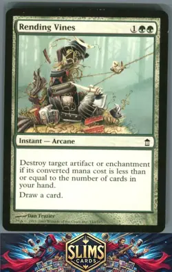 Magic the Gathering MTG Saviors of Kamigawa Rending Vines #143 Buy 2 Get 1 - Image 1