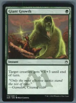Magic the Gathering MTG Masters 25 Giant Growth #172 - Image 1