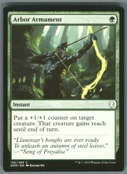 Magic the Gathering MTG Dominaria Arbor Armament #155 Buy 2 Get 1 - Image 1