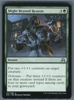 Magic the Gathering MTG Shadows over Innistrad Might Beyond Reason #217 - Image 1