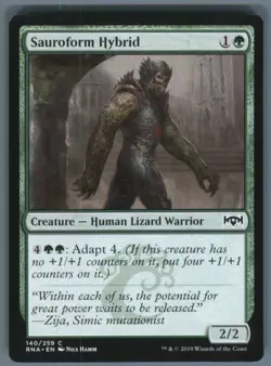 Magic the Gathering MTG Ravnica Allegiance Sauroform Hybrid #140 - Image 1