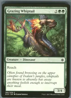 Magic the Gathering MTG Ixalan Grazing Whiptail #190 Buy 2 Get 1 - Image 1