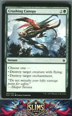 Magic the Gathering MTG Ixalan Crushing Canopy #183 Buy 2 Get 1 - Image 1