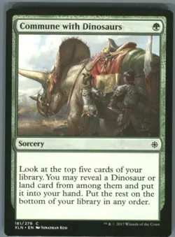Magic the Gathering MTG Ixalan Commune with Dinosaurs #181 Buy 2 Get 1 - Image 1