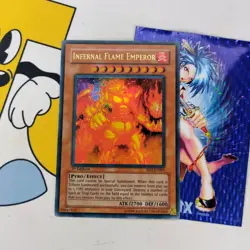 Infernal Flame Emperor SD3-EN001 Ultra Rare 1st Edition NM/M YuGiOh card - Image 1