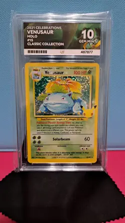 Pokemon TCG Venusaur Celebrations Card 15/102 ACE 10 Gem Mint Graded Card! - Image 1