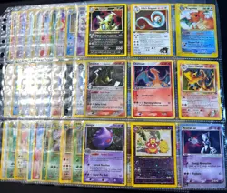 Lot of 90 ALL HOLO Vintage Pokemon Card Binder Collection - Image 1
