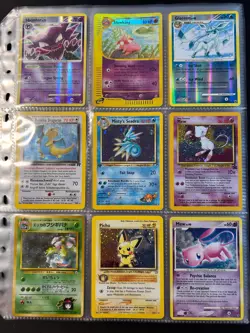 Lot of 90 ALL HOLO Vintage Pokemon Card Binder Collection - Image 4
