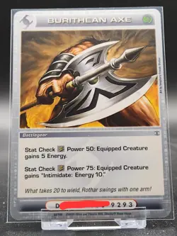 Chaotic Card : Burithean Axe Turn Of The Tide First Edition Battlegear - Image 1