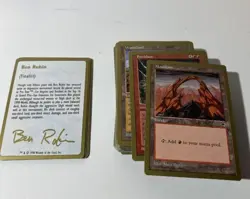 Magic The Gathering Ben Rubin Complete 90 Card Deck 1998 World Championship - Image 1