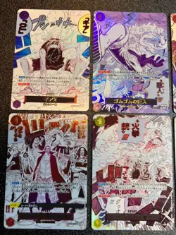 ONE PIECE Card Game 8 Set EVENT PARALLEL ART LUFFY ZORO SANJI SHANKS Japanese - Image 3