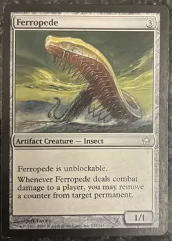 Ferropede Fifth Dawn Regular Uncommon LP Magic The Gathering card 122/165 - Image 1