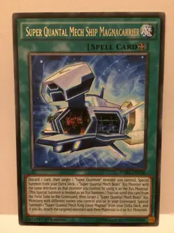 Yu-Gi-Oh! Super Quantal Mech Ship Magnacarrier Card - WIRA-EN038 - 1st Edition - Image 1
