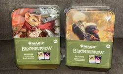 Magic The Gathering: Bloomburrow 2-Tins {2 Promo Cards+5 Booster Pks} Each Tin - Image 1