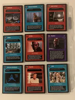 Decipher Star Wars CCG Reflections III 3 Complete 100 Card Premium Set LP - Image 3