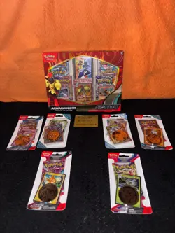Pokemon Trading Card Game: Armarouge ex Premium Collection + Sealed Blister Lot - Image 1