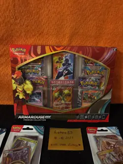 Pokemon Trading Card Game: Armarouge ex Premium Collection + Sealed Blister Lot - Image 2