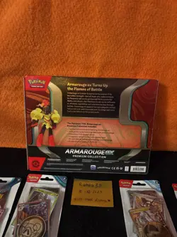 Pokemon Trading Card Game: Armarouge ex Premium Collection + Sealed Blister Lot - Image 3