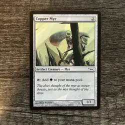 MTG 1x Copper Myr x1 LP Mirrodin - Image 1