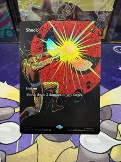 MTG Shock (Borderless) - Non Foil - 0027 NM Marvel Spider-Man MTG - Image 1