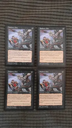 Magic: the Gathering / MtG Sadistic Glee x4 Tempest - Image 1