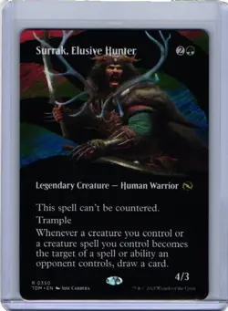 Surrak, Elusive Hunter (Borderless) Tarkir: Dragonstorm Regular - Image 1