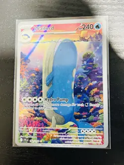 Wailord 162/159 Illustration Rare Holo Pokemon Card NM Condition Never Played - Image 2