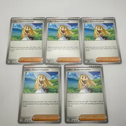 5x Lillie's Determination 119/132 Pokemon TCG: Mega Evolutions Non Holo NM ✨ - Image 1