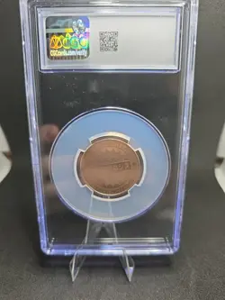 1998 Pokemon Abra Meiji Battle Coin Ser. 1 SP50 Scratch Silver Coin CGC 10 - Image 2