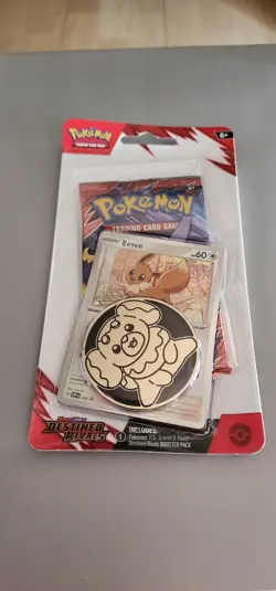 1x Pokemon TCG Scarlet & Violet Destined Rivals Blister Pack EEVEE (MANY AVAIL) - Image 1