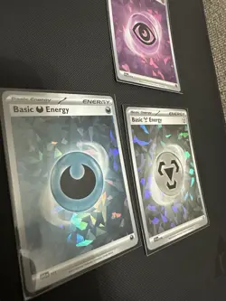 Pokemon Terapagos ex UPC Cracked Ice Energy Complete Set! - Image 5