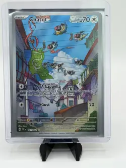 Chatot 181/162 - Illustration Rare - Temporal Forces SV05 - NM Pokemon TCG - Image 1