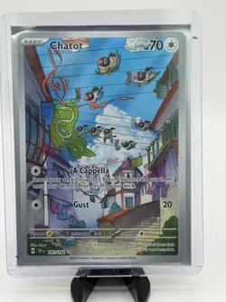 Chatot 181/162 - Illustration Rare - Temporal Forces SV05 - NM Pokemon TCG - Image 2