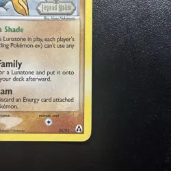 Pokemon TCG 2006 Solrock Holo Rare 25/92 EX Legend Maker - Image 4
