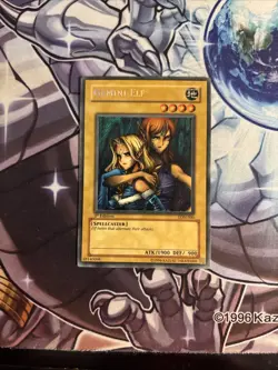 (48) Yu-Gi-Oh Gemini Elf LON-000 1st Edition Secret Rare HP - Image 1