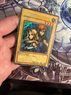 (48) Yu-Gi-Oh Gemini Elf LON-000 1st Edition Secret Rare HP - Image 3