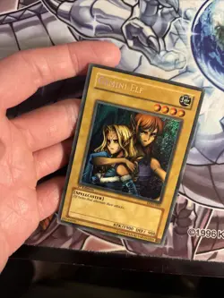 (48) Yu-Gi-Oh Gemini Elf LON-000 1st Edition Secret Rare HP - Image 4