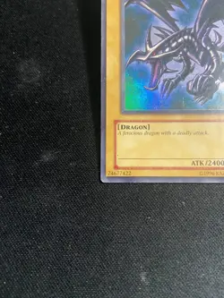 Red-Eyes Black Dragon SDJ-001 Yu-Gi-Oh Card Joey Starter Deck HP - Image 2