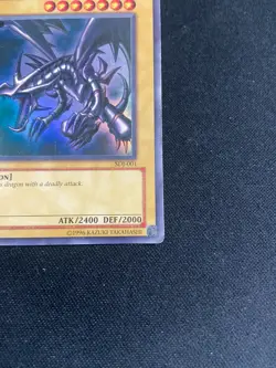 Red-Eyes Black Dragon SDJ-001 Yu-Gi-Oh Card Joey Starter Deck HP - Image 3