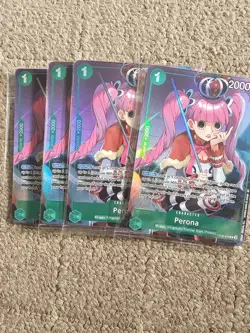 4x sealed Perona OP09-034 (R) Illustration Vol 4 - PROMO CARD ONE PIECE - Image 1