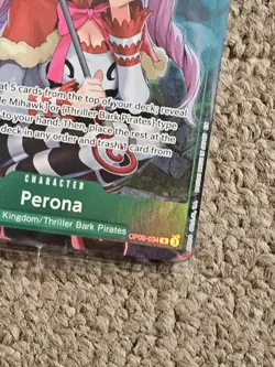 4x sealed Perona OP09-034 (R) Illustration Vol 4 - PROMO CARD ONE PIECE - Image 2